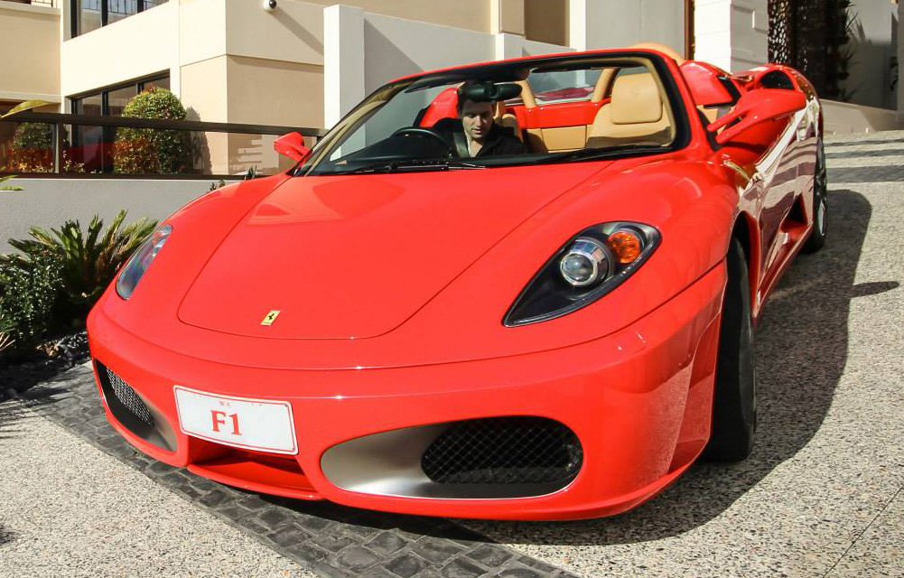 Ferrari F1 number plate