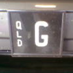 Qld G Number Plate