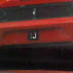 Single letter J number plate
