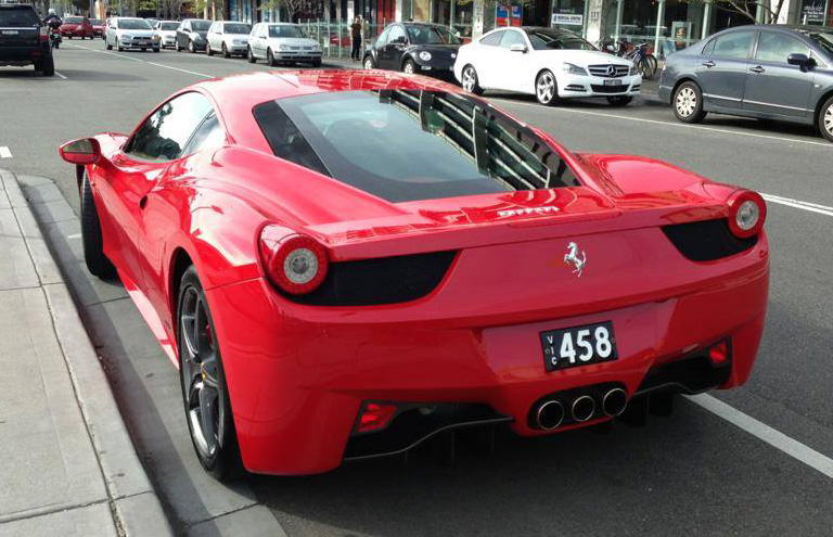 Vic 458 number plate