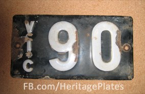 Vic 90 Number Plate