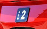 NSW 2 number plate