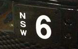 NSW 6 number plate