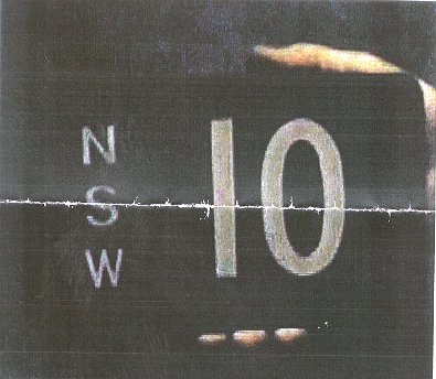 NSW 10 number plate