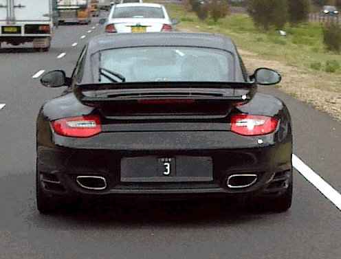 NSW 3 number plate