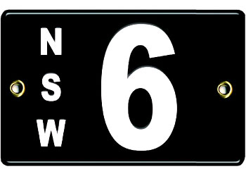 NSW 6 number plate