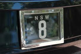 NSW 8 number plate