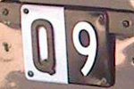 Q9 number plate