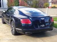 NSW '428' on a Bentley Continental GT.