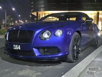 Vic '164' on a Bentley Continental GT.