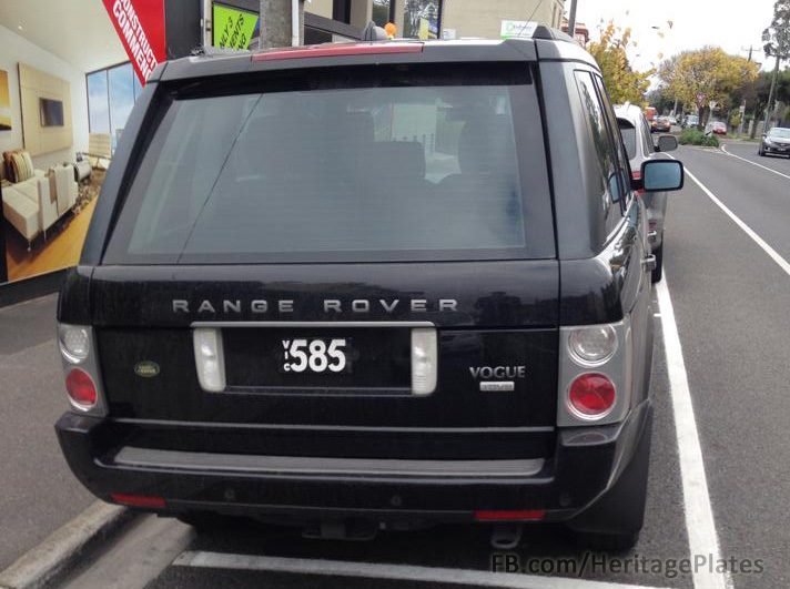 Vic 585 plate