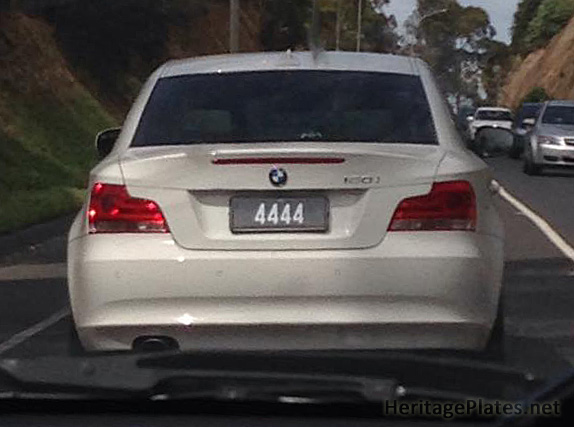 Vic '4-444' on a BMW 1 series
