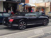 Vic '581' on a Bentley Continental GTC.