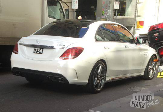 Vic '734' on a Mercedes AMG C63.