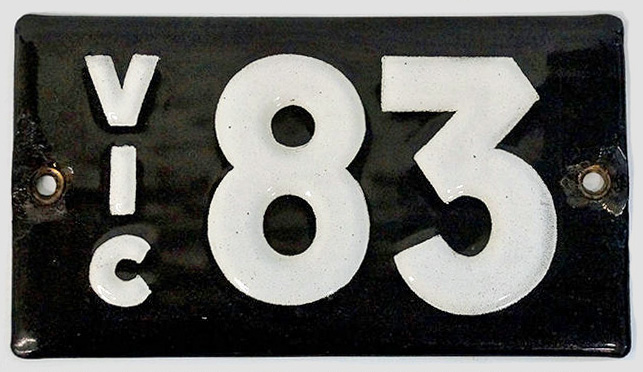 Victoria 83 heritage plate