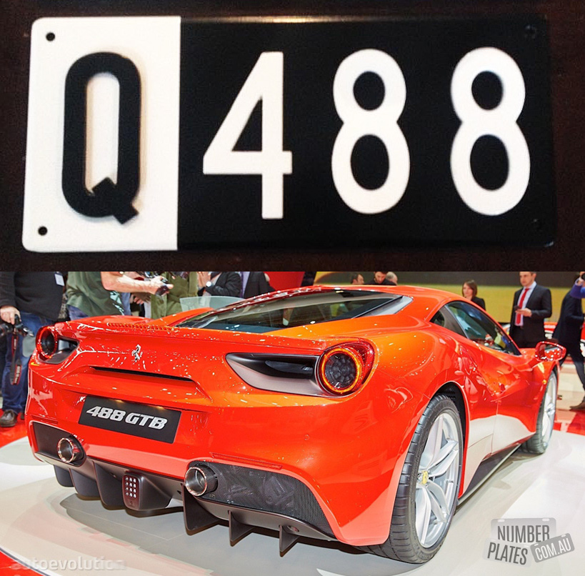 3 Digit Q Plates Heritage Number Plates