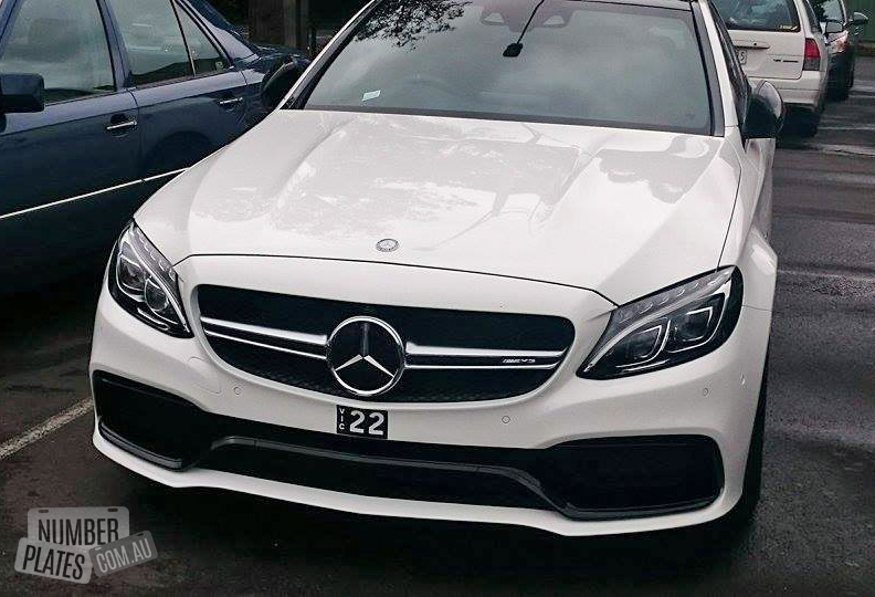 Vic '22' on a Mercedes C63 AMG.
