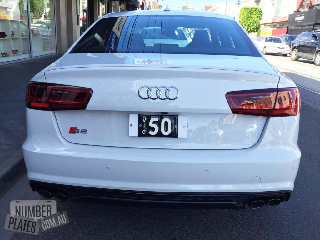Vic '50' on an Audi S6.