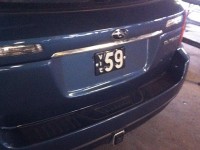 Vic 59 number plate