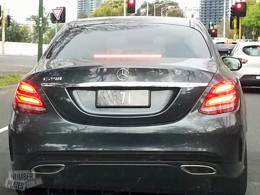 Vic '71' on a Mercedes C250.