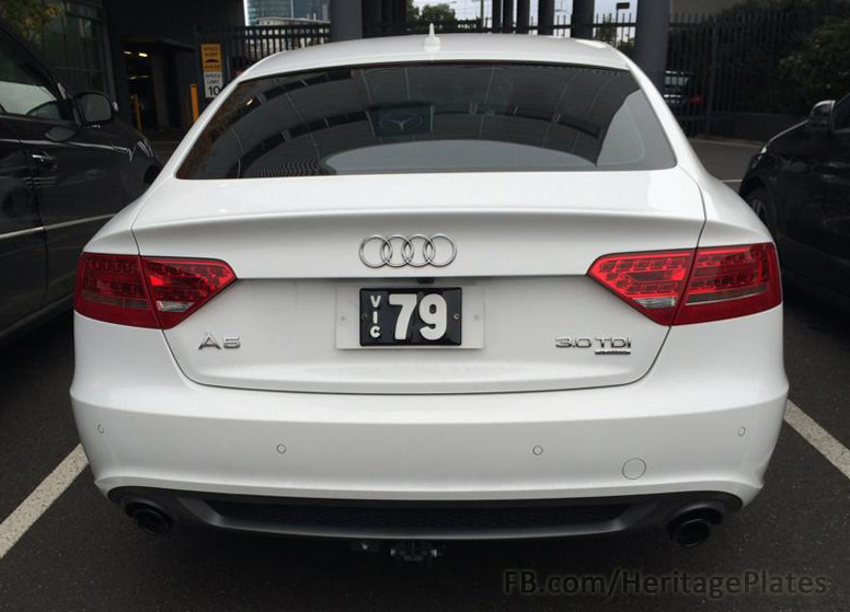 Vic 79 number plate