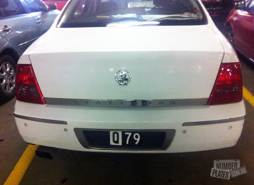 Q79 on a Holden Statesman. 