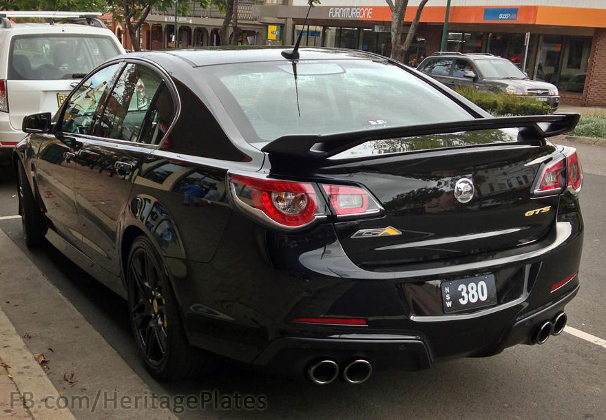 NSW 3 digit heritage plates 300 to 399