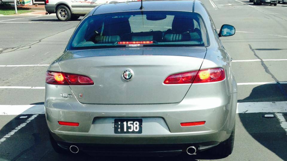 Vic 158 plate