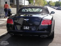Vic '182' on a Bentley Continental GTC.