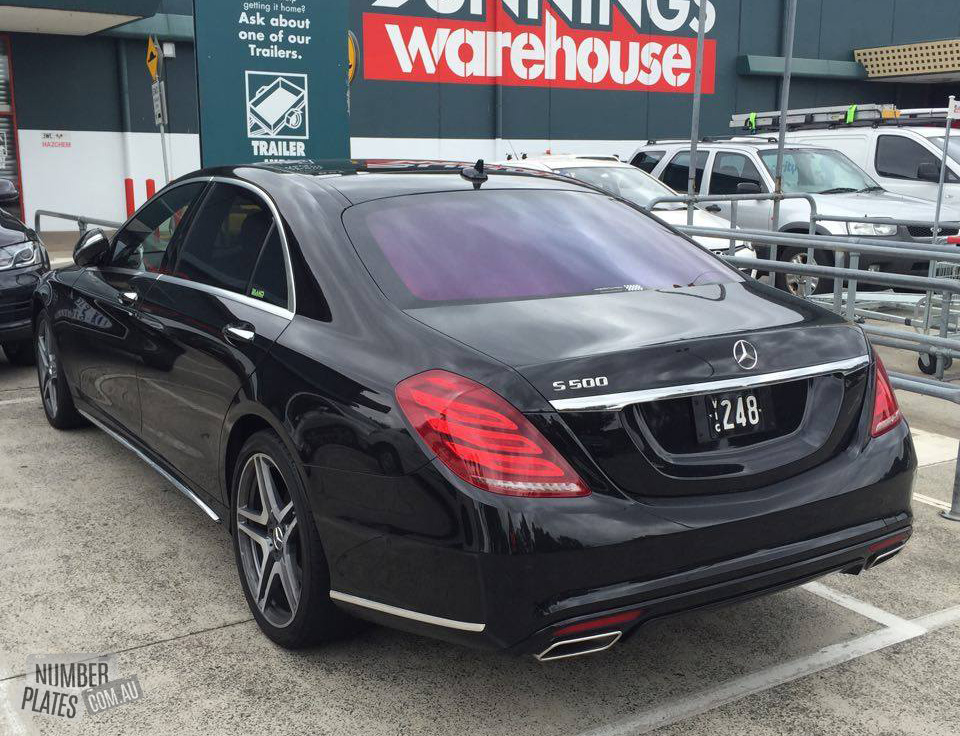 Vic '248' on a Mercedes S500.