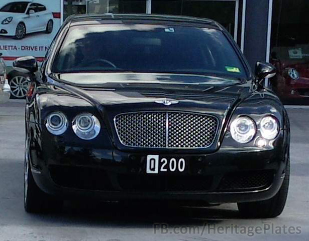 Qld Q200 number plate