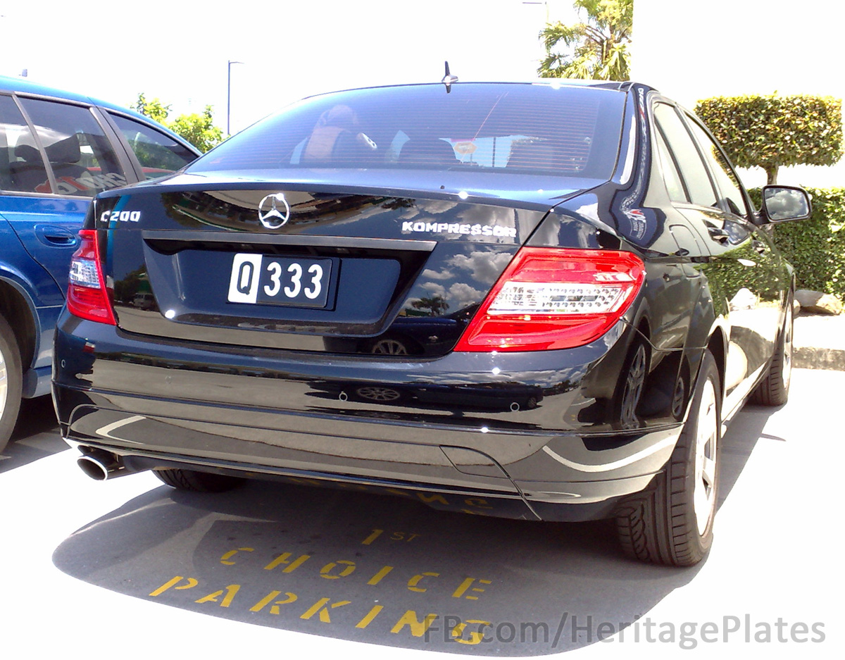 Qld Q333 number plate