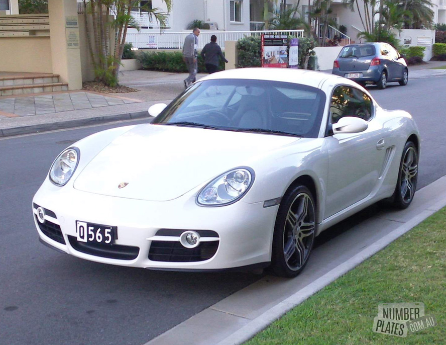 Qld '565' on a Porsche Cayman.
