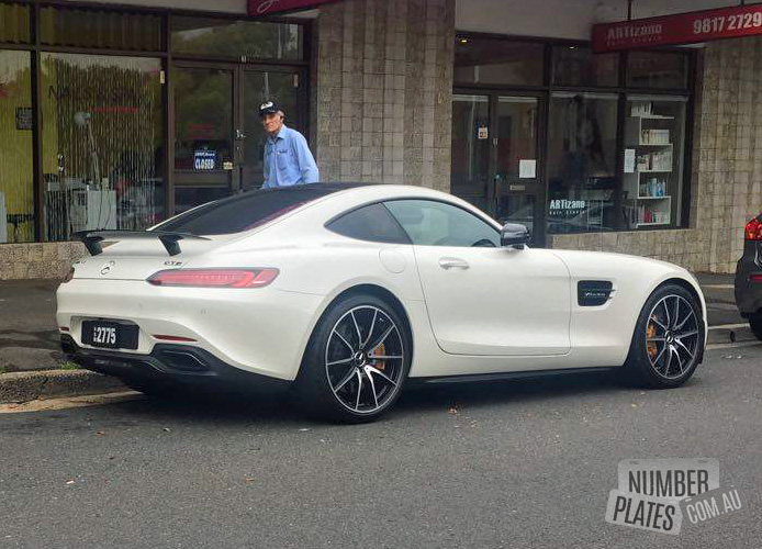 NSW '2775' on a Mercedes AMG GTS.