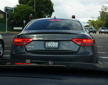 NSW 4088 heritage plate.