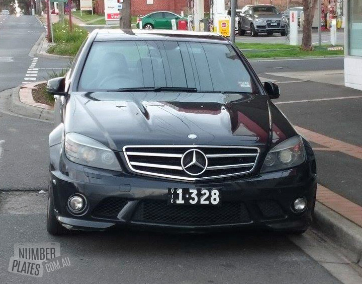 Vic '1328' on a Mercedes C63 AMG.