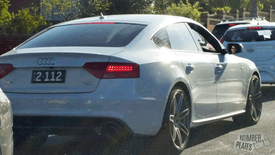 Vic '2-112' on an Audi A5.