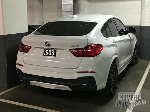 Vic '503' on a BMW X4.