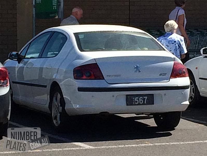 Vic '567' on a Peugeot 407