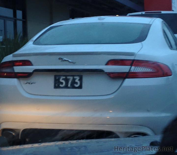Vic 573 number plates