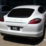 Vic '581' on a Porsche Panamera.