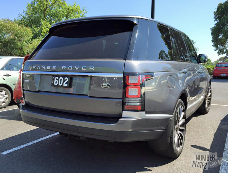 Vic '602' on a Range Rover Autobiography.