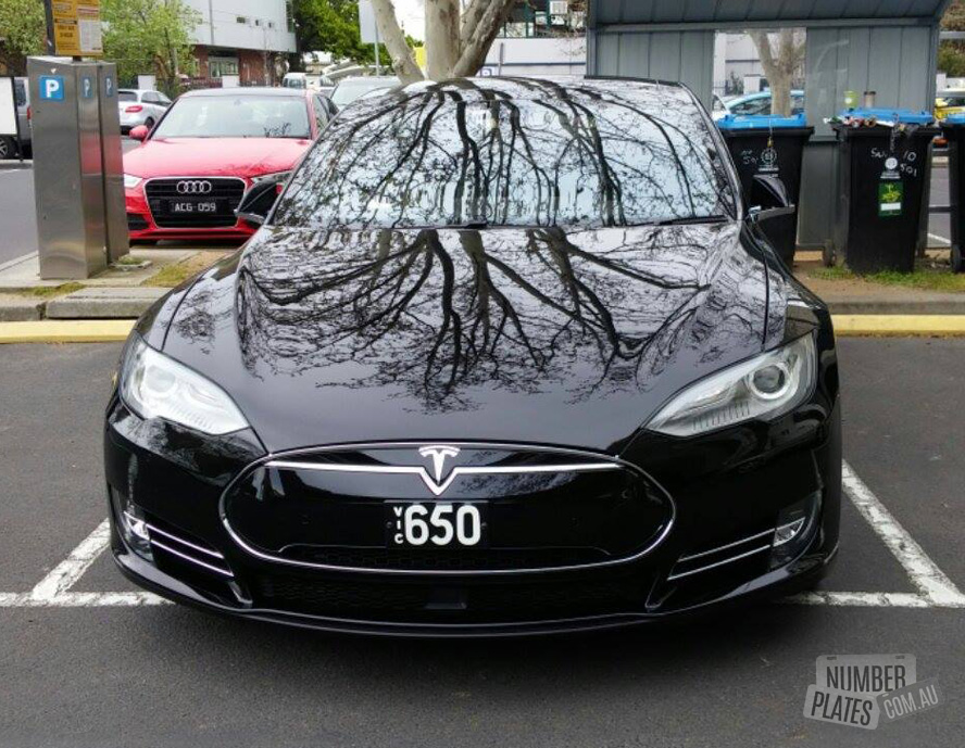 Vic '650' on a Tesla.