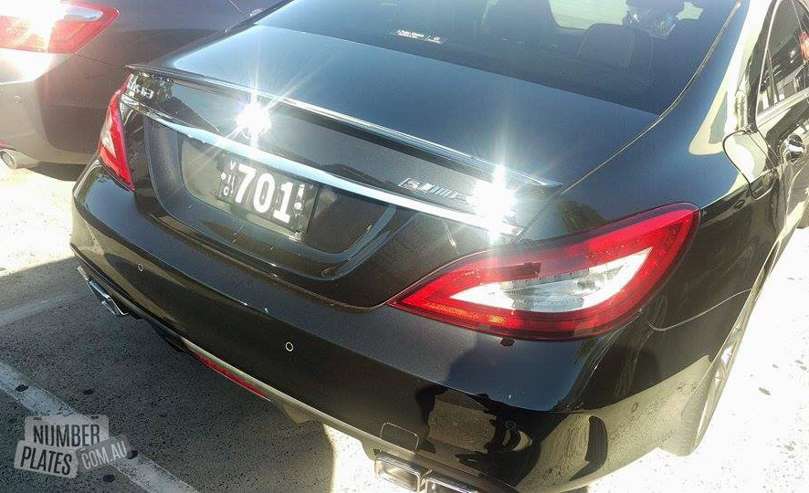 Vic '701' on a Mercedes CLS63 S AMG.