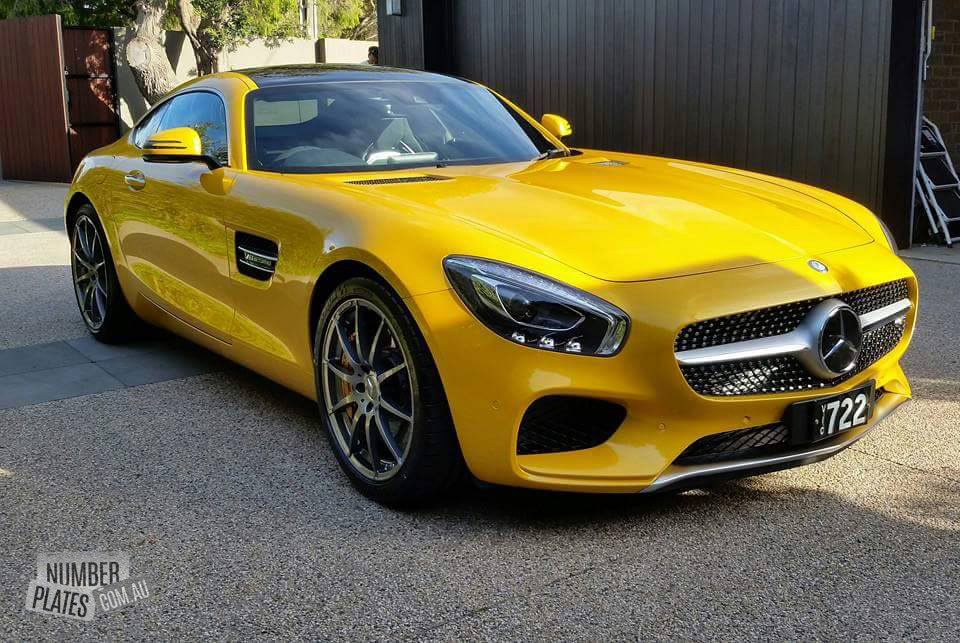 Vic '722' on a Mercedes AMG GT S.