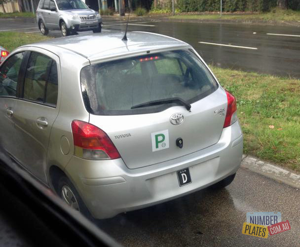 Single letter NSW number plates