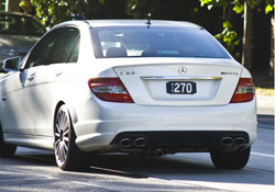 Vic '270' on a Mercedes C63 AMG. 