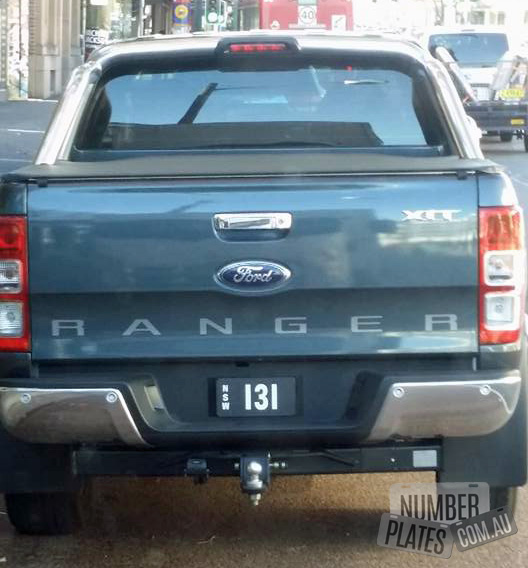 NSW '131' on a Ford Ranger.