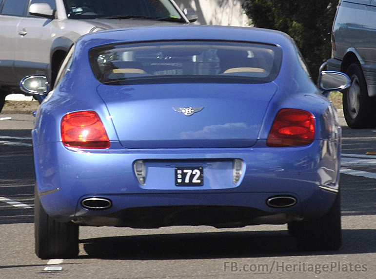NSW 2 digit heritage plates