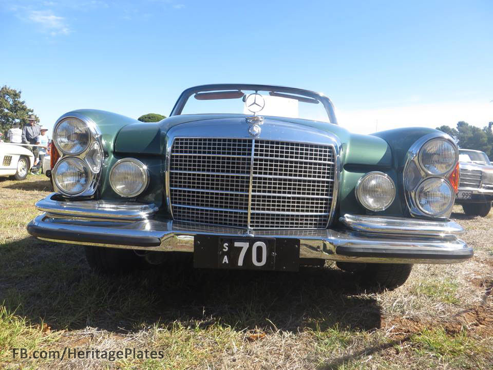 SA 2 digit heritage plates